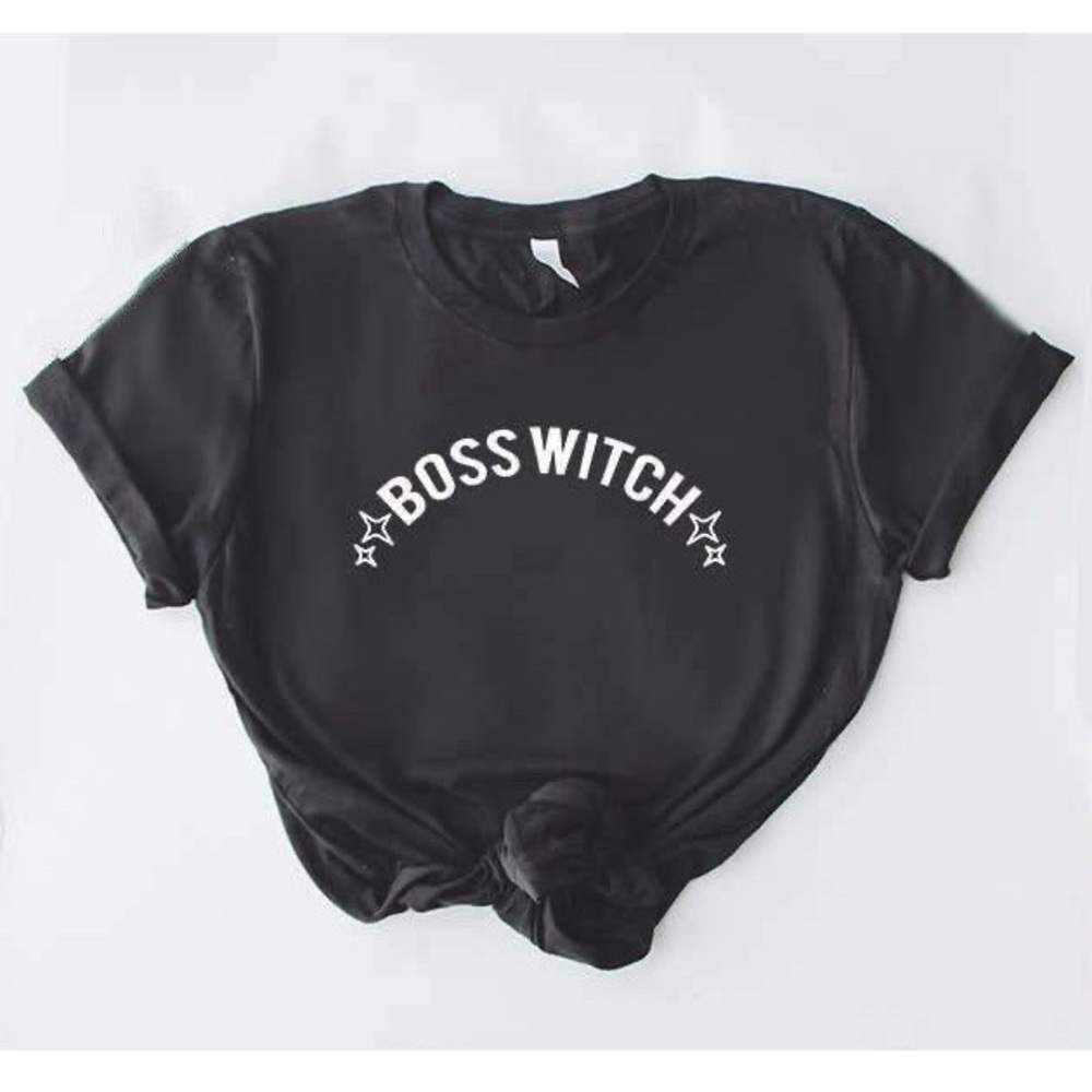 Boss Witch Halloween Graphic Tee